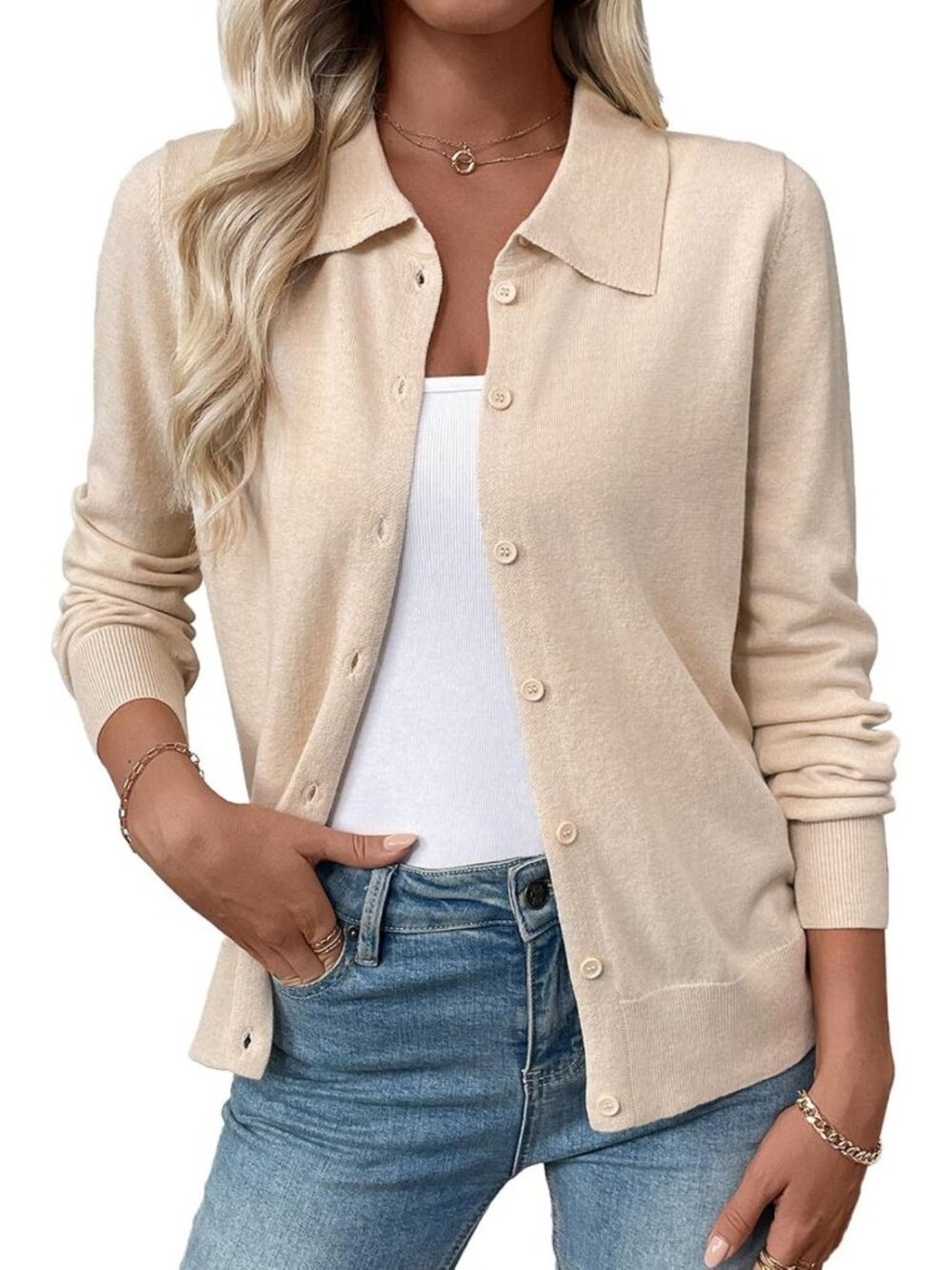 Lightweight Fall Cardigan Sweater for Women - Cozy, Chic Layering Essential